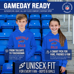 Buffalo Bills NFL Youth Gameday Hooded Sweatshirt - Royal