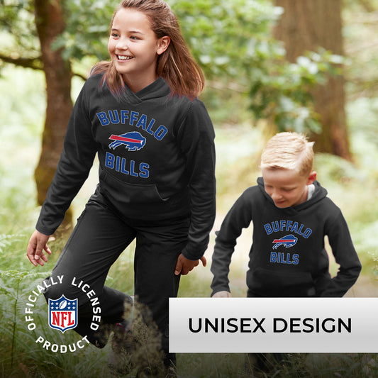 Buffalo Bills NFL Youth Gameday Hooded Sweatshirt - Black