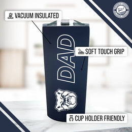 Butler Bulldogs NCAA Stainless Steel Travel Tumbler for Dad - Navy
