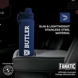 Butler Bulldogs NCAA Stainless Steel Water Bottle - Navy