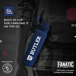 Butler Bulldogs NCAA Stainless Steel Water Bottle - Navy