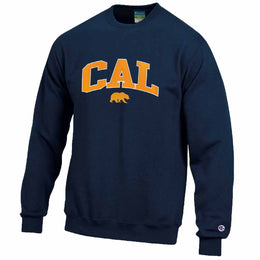 Cal Golden Bears Adult Tackle Twill Crewneck - Navy