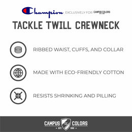 Cal Golden Bears Adult Tackle Twill Crewneck - Navy