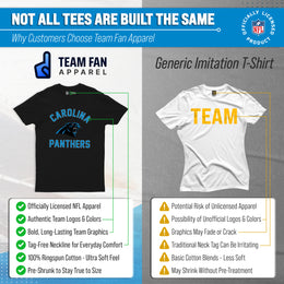 Carolina Panthers NFL Adult Gameday T-Shirt - Black