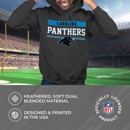 Carolina Panthers NFL Adult Gameday Charcoal Hooded Sweatshirt - Charcoal