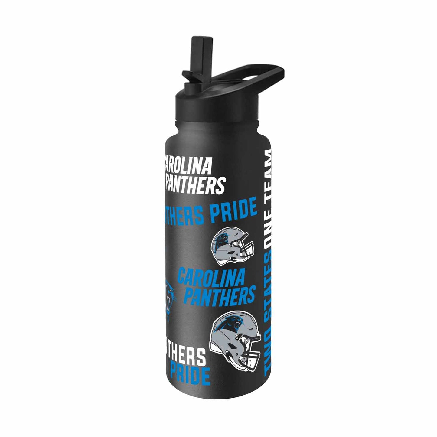 Carolina Panthers NFL 34Oz Native Quencher Water Bottle - Black