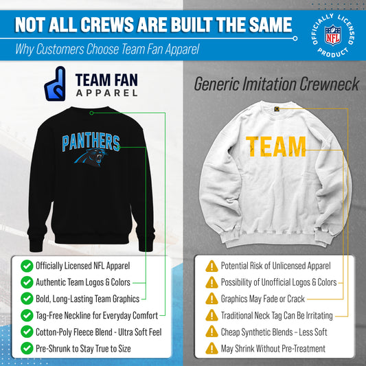 Carolina Panthers NFL Home Team Crew - Black