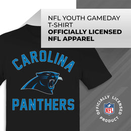 Carolina Panthers NFL Youth Gameday Football T-Shirt - Black