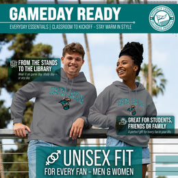 Coastal Carolina Chanticleers Adult Arch & Logo Soft Style Gameday Hooded Sweatshirt - Graphite