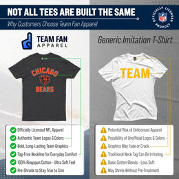 Chicago Bears NFL Adult Gameday T-Shirt - Heathered Charcoal