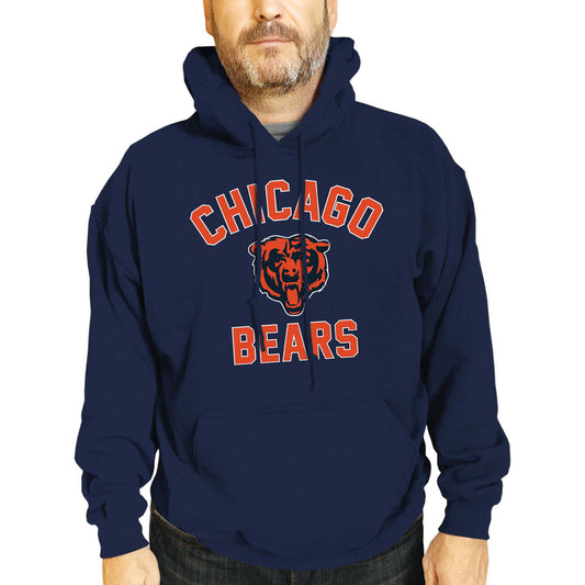 Chicago Bears NFL Adult Gameday Hooded Sweatshirt - Navy