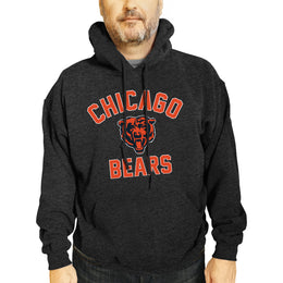 Chicago Bears NFL Adult Gameday Hooded Sweatshirt - Heathered Charcoal