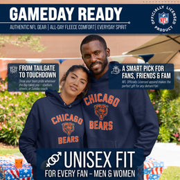 Chicago Bears NFL Adult Gameday Hooded Sweatshirt - Navy