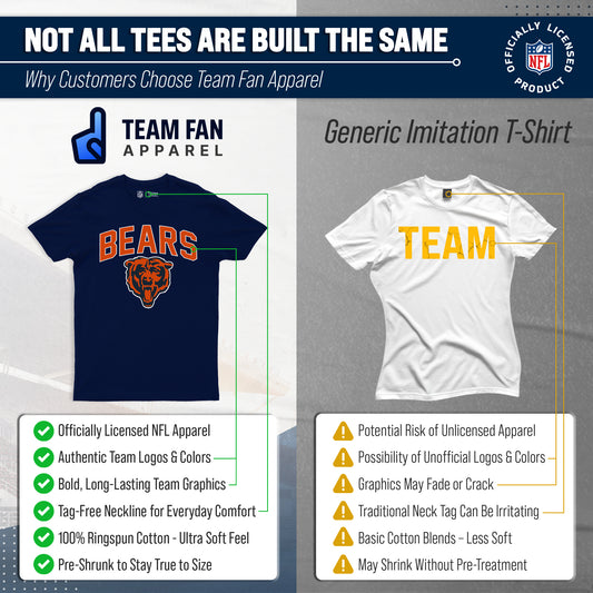 Chicago Bears NFL Home Team Tee - Navy