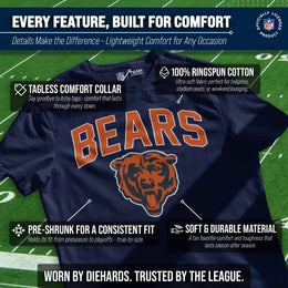 Chicago Bears NFL Home Team Tee - Navy
