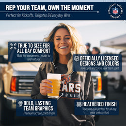 Chicago Bears NFL Adult True Fan Crewneck Sweatshirt - Charcoal