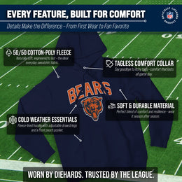 Chicago Bears NFL Home Team Hoodie - Navy