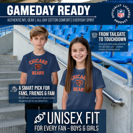 Chicago Bears NFL Youth Gameday Football T-Shirt - Navy
