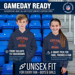 Chicago Bears NFL Youth Gameday Hooded Sweatshirt - Navy