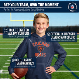 Chicago Bears NFL Youth Gameday Hooded Sweatshirt - Navy