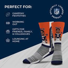Chicago Bears FBF NFL V Curve Socks - Orange #52