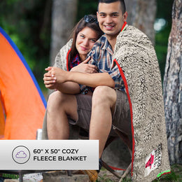 Chicago Bulls NBA Silk Touch Sherpa Throw Blanket - Red