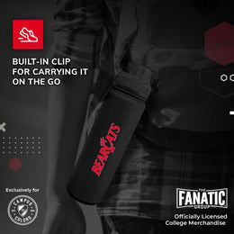 Cincinnati  Bearcats NCAA Stainless Steel Water Bottle - Black