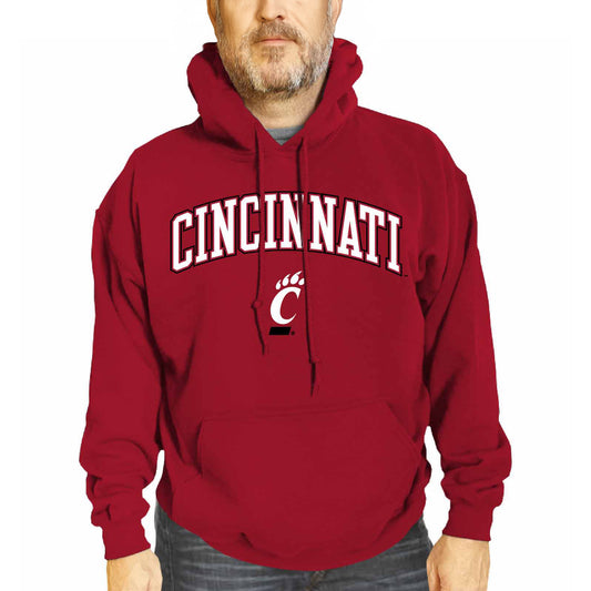 Cincinnati Bearcats Adult Arch & Logo Soft Style Gameday Hooded Sweatshirt - Red