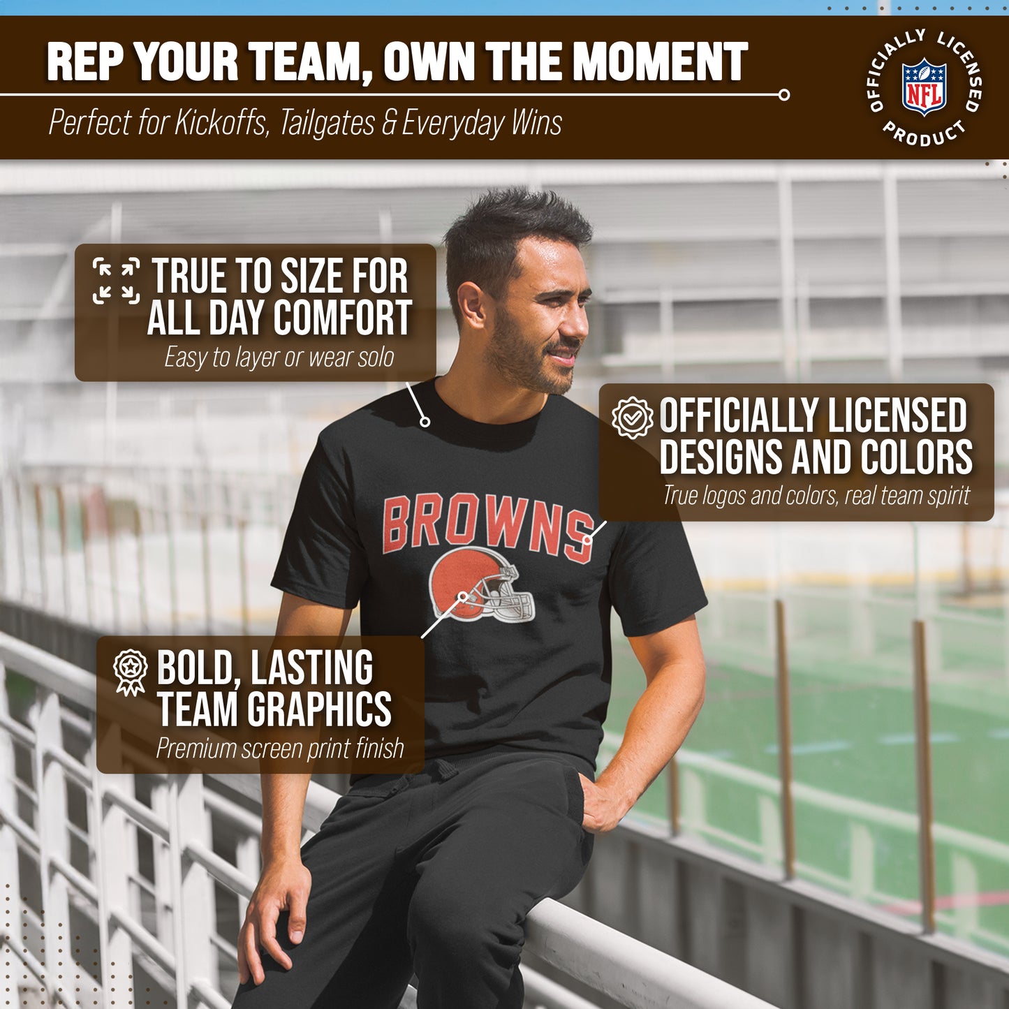 Cleveland Browns NFL Home Team Tee - Black