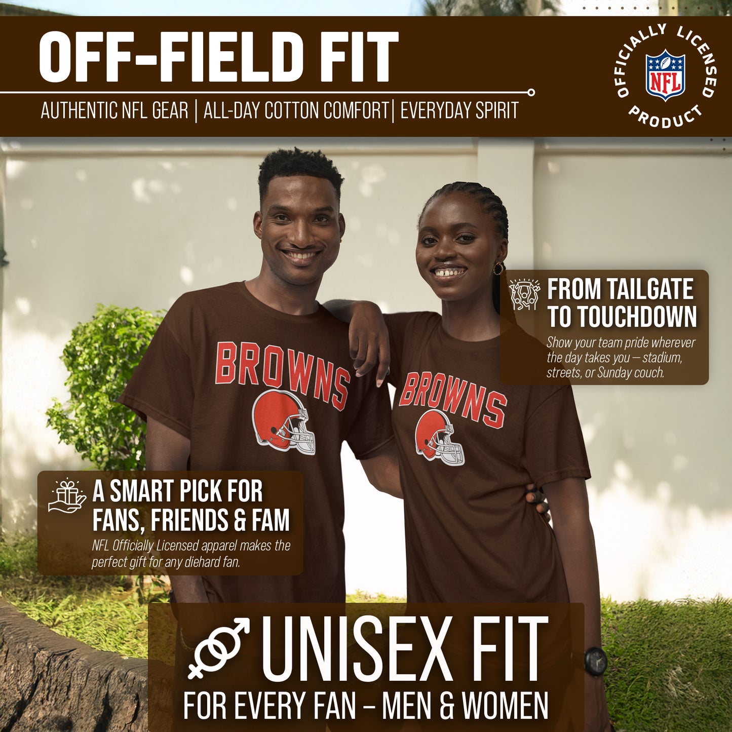 Cleveland Browns NFL Home Team Tee - Brown