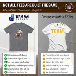 Cleveland Browns NFL Modern Throwback T-shirt - Gray