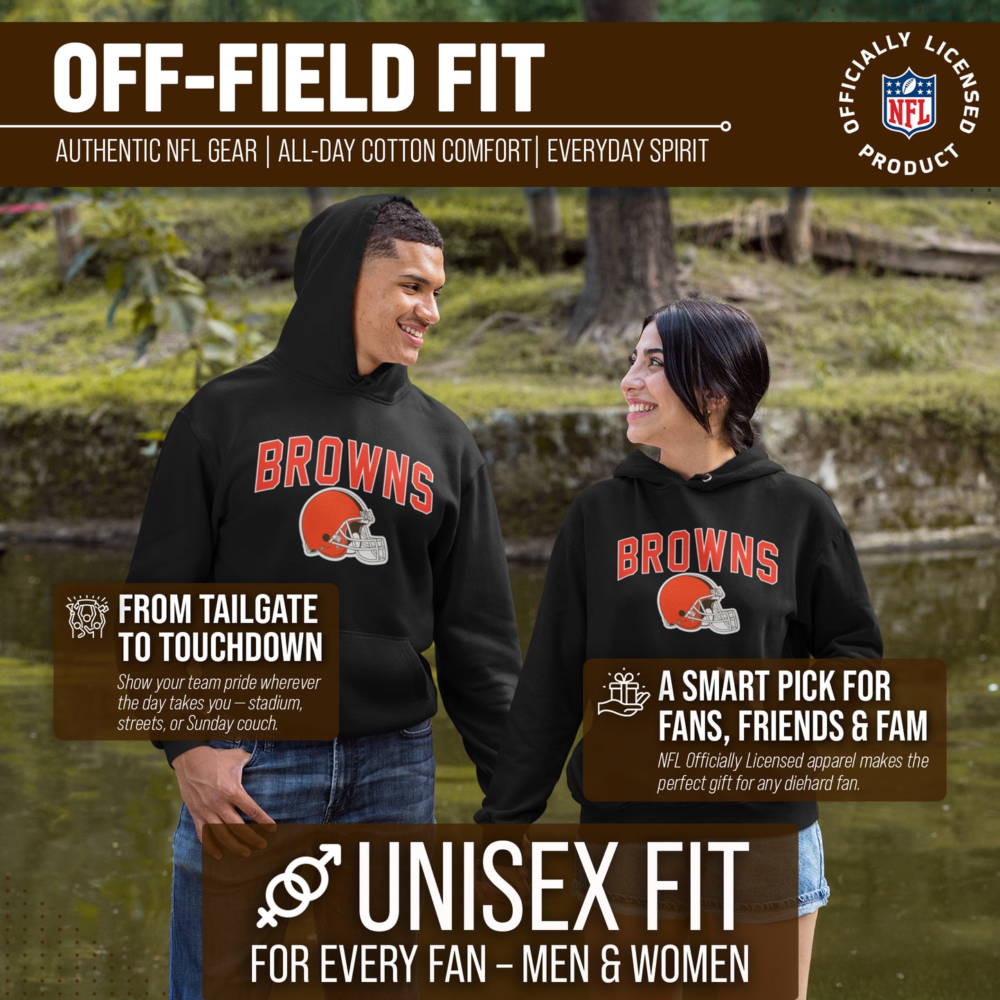 Cleveland Browns NFL Home Team Hoodie - Black