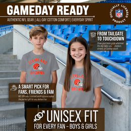 Cleveland Browns NFL Youth Gameday Football T-Shirt - Gray