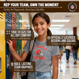 Cleveland Browns NFL Youth Gameday Football T-Shirt - Gray