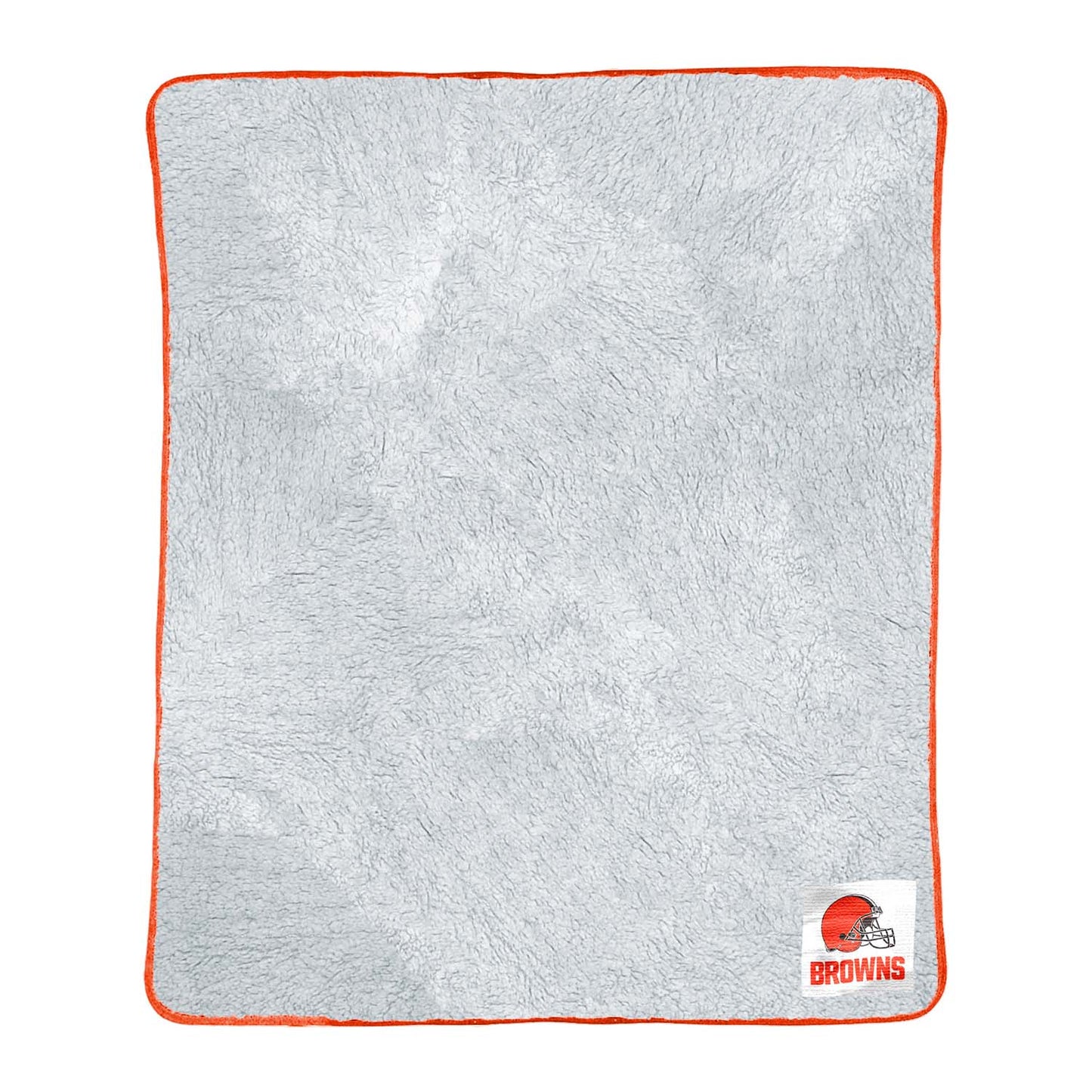 Cleveland Browns NFL Silk Touch Sherpa Throw Blanket - Orange