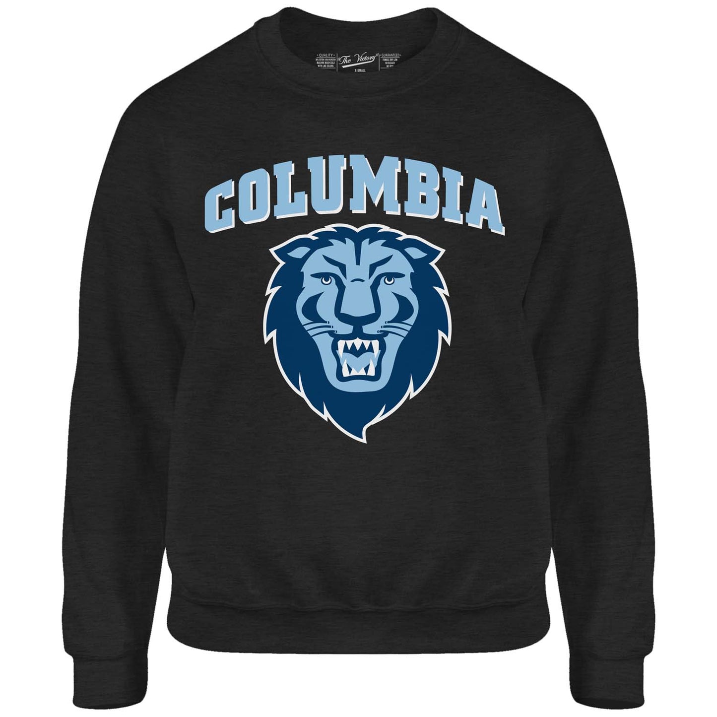 Columbia Lions NCAA Adult Charcoal Crewneck Fleece Sweatshirt - Charcoal