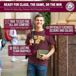 Central Michigan Chippewas NCAA Adult Gameday Cotton T-Shirt - Maroon