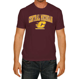 Central Michigan Chippewas NCAA Adult Gameday Cotton T-Shirt - Maroon