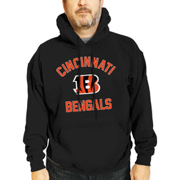 Cincinnati Bengals NFL Adult Gameday Hooded Sweatshirt - Black