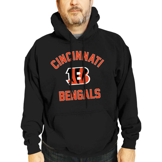 Cincinnati Bengals NFL Adult Gameday Hooded Sweatshirt - Black