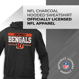 Cincinnati Bengals NFL Adult Gameday Charcoal Hooded Sweatshirt - Charcoal