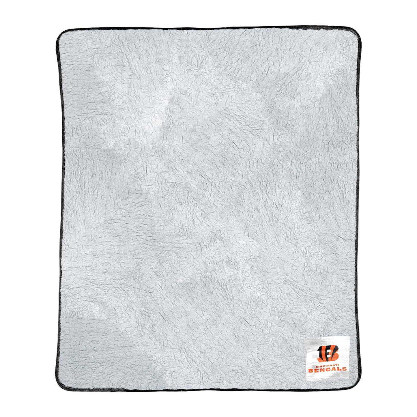 Cincinnati Bengals NFL Silk Touch Sherpa Throw Blanket - Black