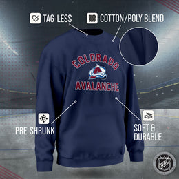 Colorado Avalanche Adult NHL Gameday Crewneck Sweatshirt - Navy