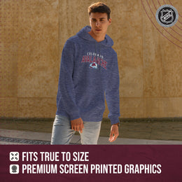 Colorado Avalanche NHL Adult Unisex Powerplay Hooded Sweatshirt - Navy