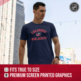 Columbus Blue Jackets NHL Adult Game Day Unisex T-Shirt - Navy