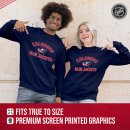 Columbus Blue Jackets Adult NHL Gameday Crewneck Sweatshirt - Navy