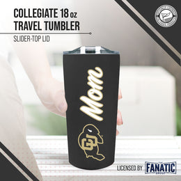 Colorado Buffaloes NCAA Stainless Steel Travel Tumbler for Mom - Black