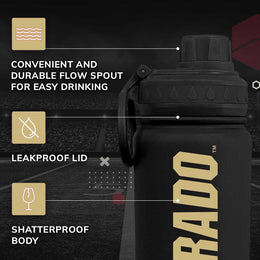 Colorado Buffaloes NCAA Stainless Steel Water Bottle - Black