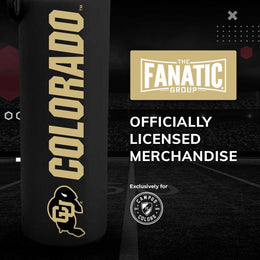Colorado Buffaloes NCAA Stainless Steel Water Bottle - Black