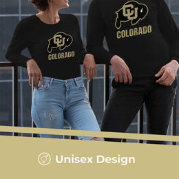 Colorado Buffaloes NCAA MVP Adult Long-Sleeve Shirt - Black